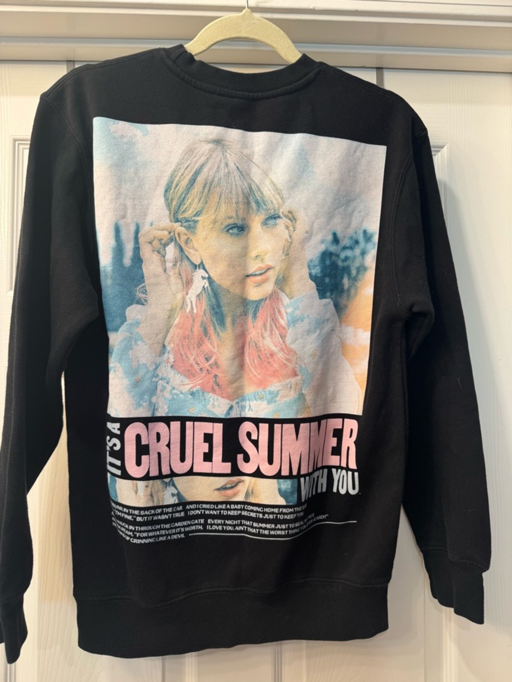 Taylor Swift Official Merch Cruel Summer Sweatshirt - Picture 2 of 4